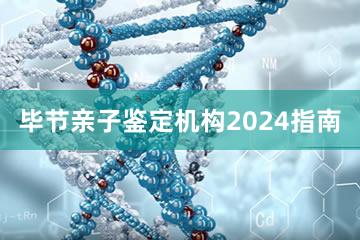 毕节亲子鉴定机构2024指南